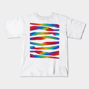 Horizontal Abstract lines Kids T-Shirt